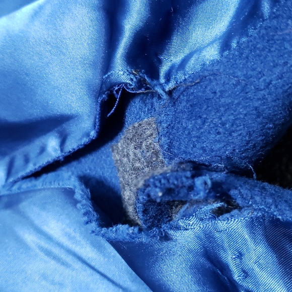 Vintage Ferncroft 100% Wool Shell Blue Coat Women's Size 11/12 - Picture 15 of 16